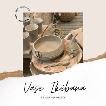#poterieartisanale #potery #potteryspoons #vase #vaseikebana #ikebana #creationfrancaise #faitmain #modelage #vexinfrançais #oise #atelierterresnature